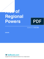 Rising of Regional Powers - Study Notes
