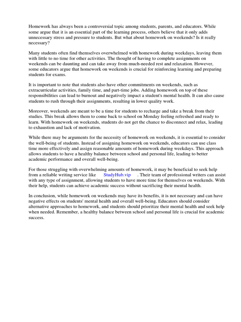 should-we-have-homework-on-the-weekends-download-free-pdf-homework