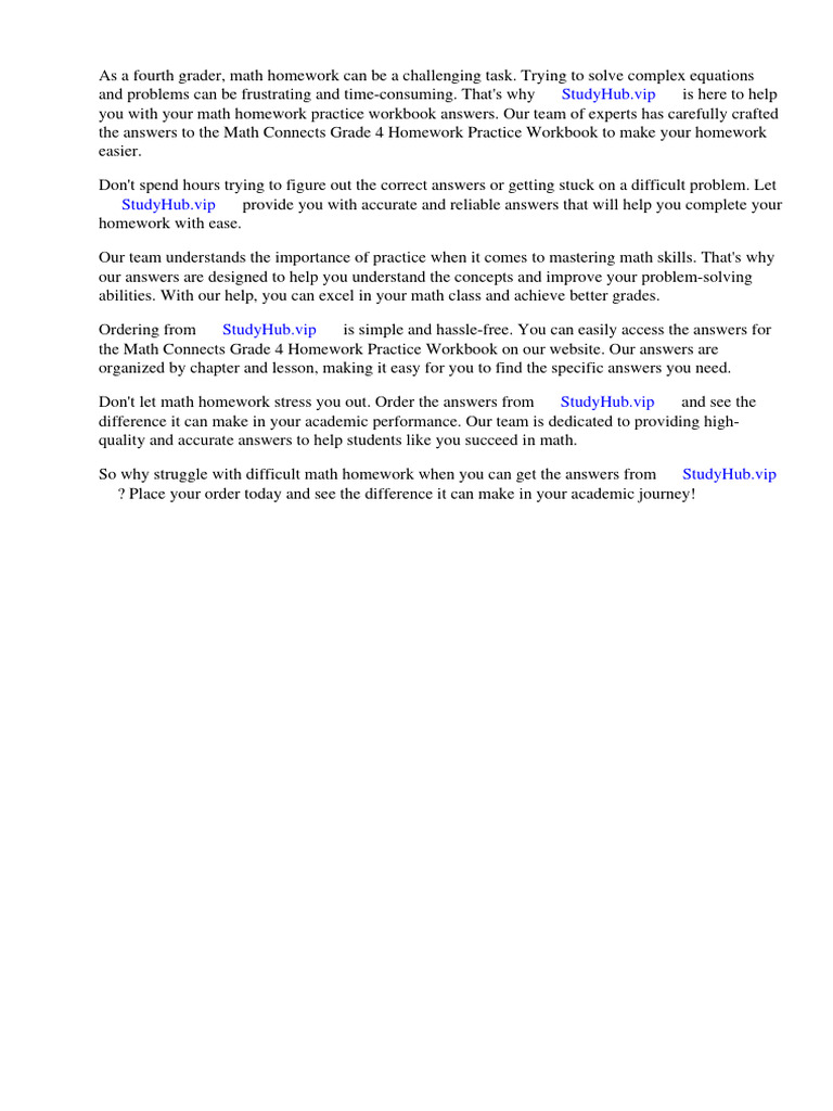 Grade 4 Math Homework Help Answers | PDF | Textbook | E Bay