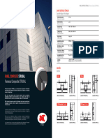 PRIX 2.4 - 2.5 - 2.6 - 2.7 - 2.15 - 2.38 - fiche technique du panneau Composite STRUGAL-STAC