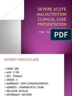 Case Presentation-Severe Acute Malnutrition