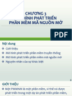 Chuong 3 - Mo Hinh Phat Trien Phan Mem Nguon Mo