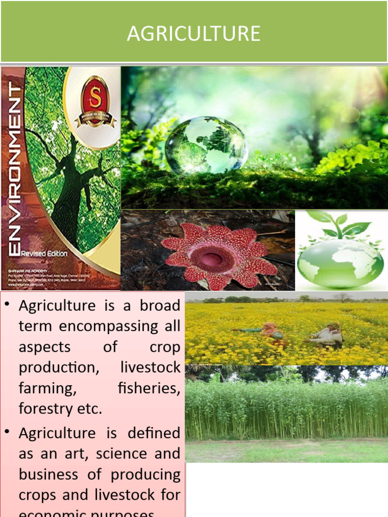 Agriculture pdf agriculture crops