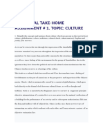 Individual Topic 1 Culture