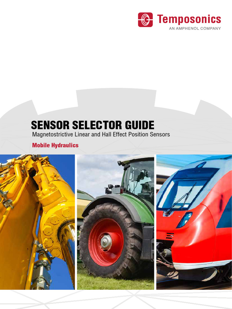 Sensor Selector Guide Mobile Hydraulics 605080 EN | PDF | Electrical ...