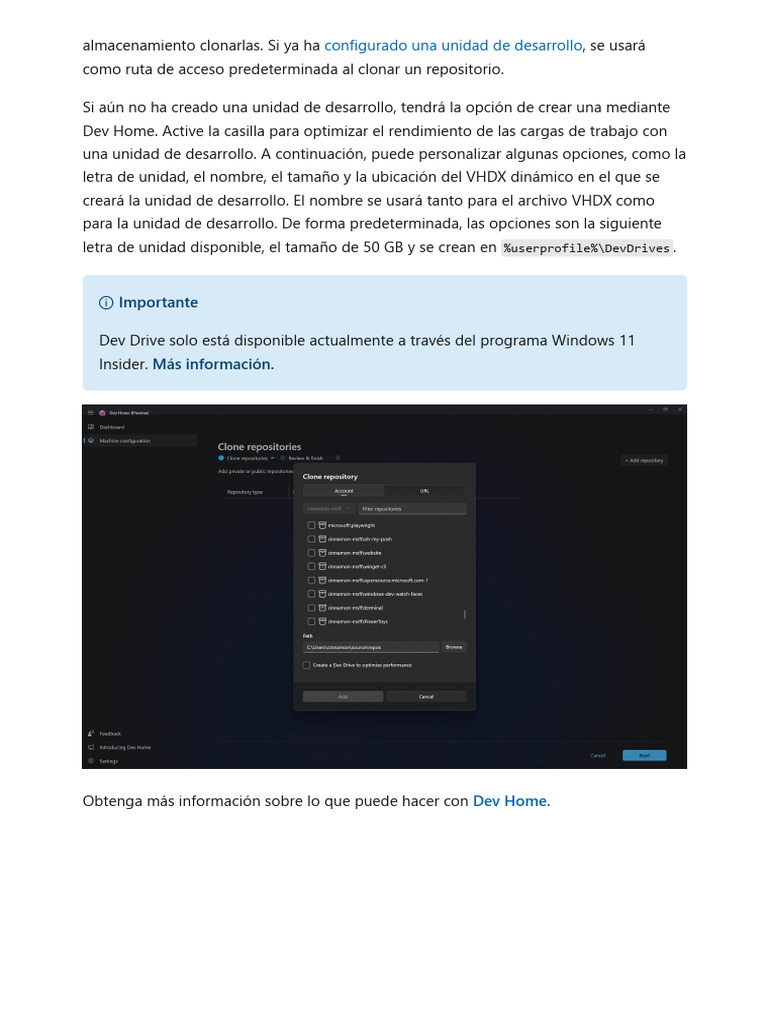 Cómo configurar Dev Drive en Windows 11 | PDF | Crecimiento personal y ...