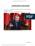 Erdoğan Pursues His Plan for Even Greater Power – POLITICO