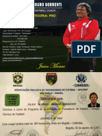 CV Treinador Juan Mouro