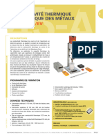 Mod. F-CM/EV: Conductivité Thermique Et Électrique Des Métaux