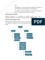 Exception Handling in Java