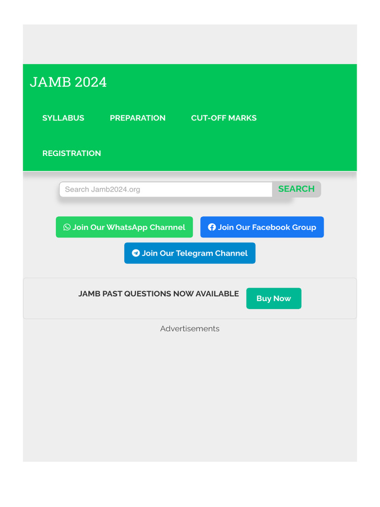 CHEMISTRY JAMB PAST QUESTIONS AND ANSWERS PDF 2025 PDF DOWNLOAD FREE intelligence overview