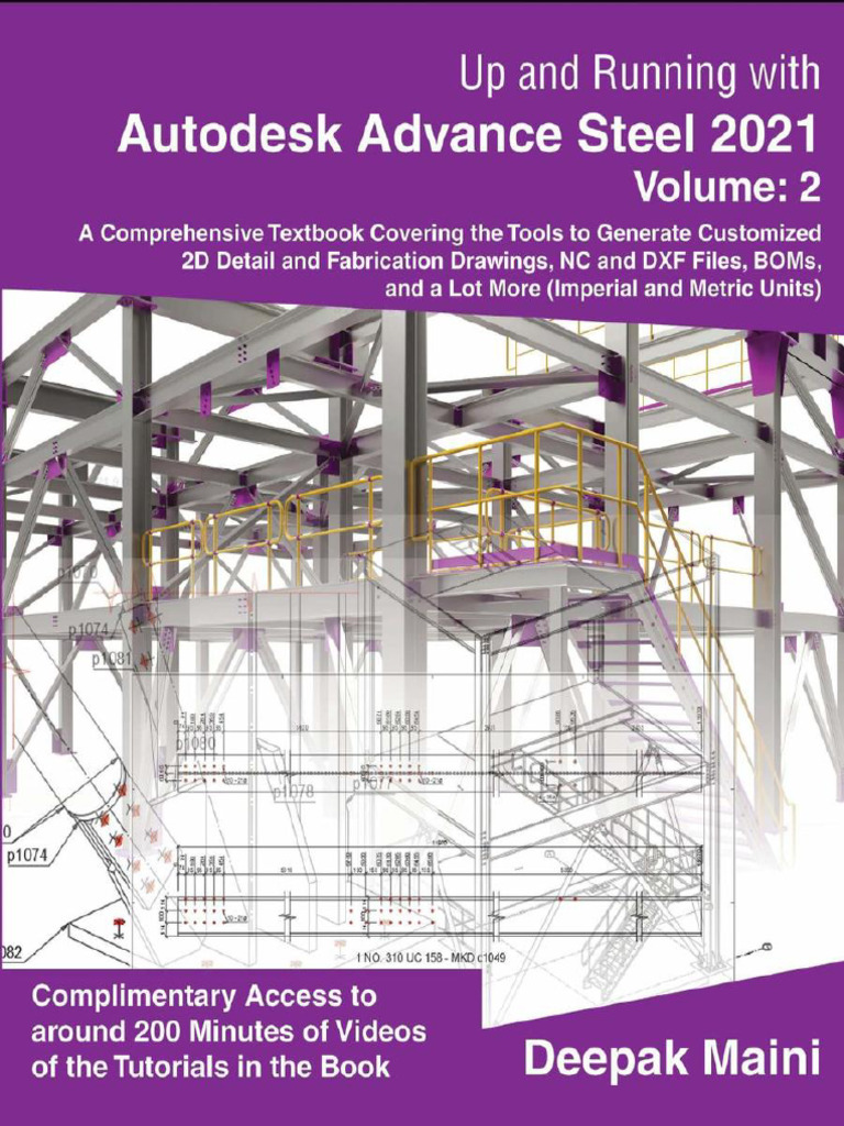 Up And Running With Autodesk Advance Steel 2021 Volume 2 English Pdf