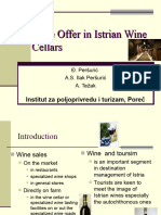 Wine Offer in Istrian Wine Cellars