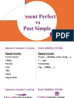 Present Perfect Vs Past Simple