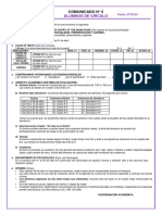 Comunicado alumno N° 05 CIRCULO