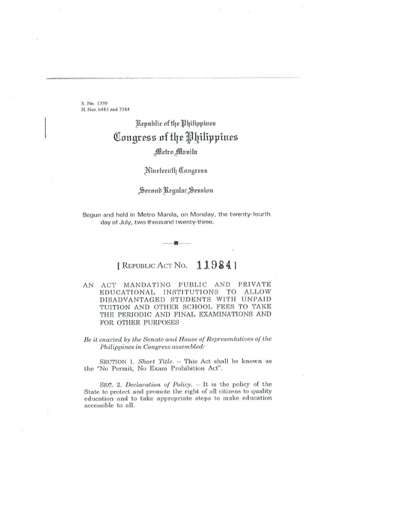 Ra 11984 FRM | PDF