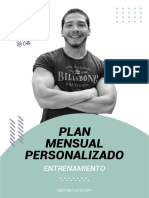 Model Muscle Gym - Personalizado BeFit - Septiembre - Sem2