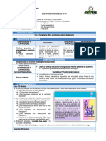 Sesión de Aprendizaje #08 Datos Informativos