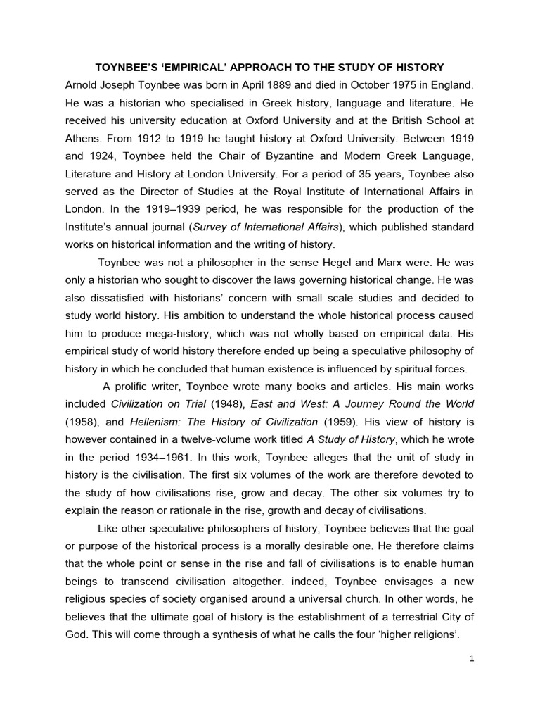 Philosophy 7c | PDF | Civilization | Historian