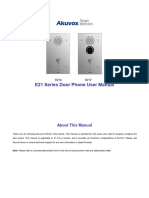 Akuvox E21 Series Doorphone User Manual V3