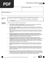 Queensland Notice to Leave (Form 12) | PDF | Lease | Leasehold Estate