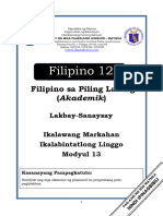 Filipino-12 q2 Mod13 Akademik