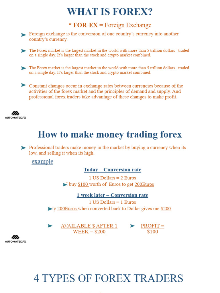 1.1 Introduction To Forex Trading | PDF