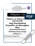 Filipino-12 q2 Mod11 Akademik