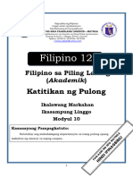 Filipino-12 q2 Mod10 Akademik