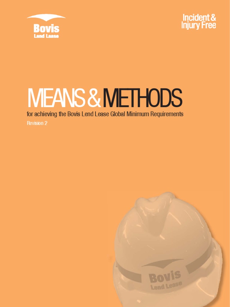 Australian Means & Methods for GMRs | PDF | Scaffolding | Framing ...