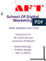 Web Analytics and Tools