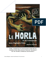 Dossier Pedagogique Le Horla