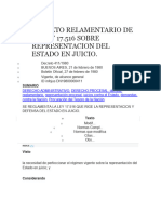 411_80 reglamenta Ley 17516 - DEFENSA EN JUICIO ESTADO NACIONAL
