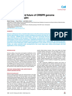 Past, Present, and Future of CRISPR Genome Editing Technologies