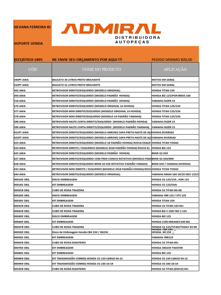 Me Envie Seu Orçamento Cliente - Es | PDF | Indústria