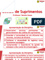 Aula 01 - Gestão de Suprimentos