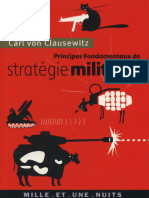 Principes Fondamentaux de Stratégie Militaire - Carl Von Clausewitz