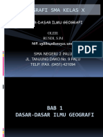 Bab 1 Dasar-dasar Ilmu Geografi