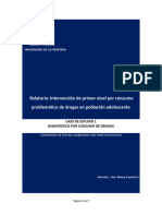 CASO DE ESTUDIO 1 Diagnóstico - Consumo - Problemático Drogas