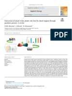 Conversion of Mixed Waste Plastic Into Fuel For Diesel Engines Through Pyrolysis Process A Review