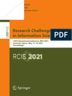 Research Challenges in Information Science: Samira Cherfi Anna Perini Selmin Nurcan