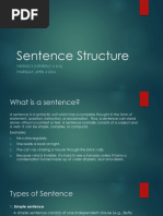 Explaining Sentence Structure