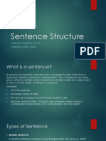 Explaining Sentence Structure