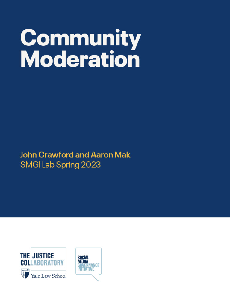 SMGI+Spring+2023+Lab+ +Community+Governance | PDF | Internet Forum ...