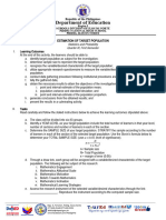 GENERAL INSTRUCTIONS - Estimation of The Target Population