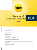 M4432.2106 - Yale Doorman L3 DDL R2 Installation och driftsattning-SVENSKA