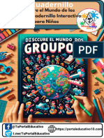 Descubre El Mundo de Los Grupos Cuadernillo Interactivo para Niños