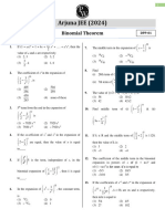 Binomial Theorem _ DPP 01 __ Arjuna JEE 2024