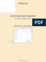 Esquema Montagem Calendário Mini