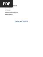 Download Unity and MySQL by RobertoBr SN72000010 doc pdf